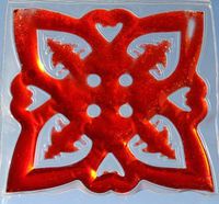 Skil-Care Light Box Gel Pads - Quad Tree / Red # 912442R - 15"X15", each