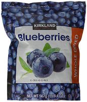 Kirkland Signature whole Dried Blueberries, 1 LB 4 Oz