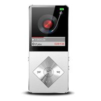 MP3 Player / MP4 Player, MP3 Music Player,Hotechs MINI USB Port 8GB Memory Slim Classic Digital LCD 1.82'' Screen MP3 Music/Audio/Media Player with FM Radio, Voice record (Silver)