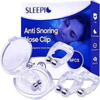 Sleepic Anti Snoring Clip, Silicone Magnetic Snore Stopper, Anti Snoring Device, Nose Clip for Men and Women(4PCS)