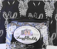 'NUGGLEBUDDY NEW! Microwavable Moist Heat & Aromatherapy Organic Rice Pack. Trendy Alexander Henry African Zebra Fabric! Sweet Lavender Aromatherpy! GREAT GIFT IDEA!
