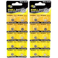 2pc Exell 1.5-Volt Silver Oxide Coin Cell Battery, SR626, 10-Pack Replaces 280-39 280-72 USA Ship