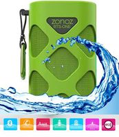 zonoz BTS-ONE 10W Waterproof Outdoor Wireless Portable Bluetooth Speaker w/HD Premium Sound, Up to 12 Hr Playback & 75 Ft Bluetooth Range, Great for Home, Shower Speaker & Outdoor Sports (Green)