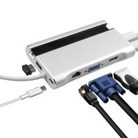 USB C HUB.7-in-1 Multi-Port USB C Adapter C-Type Charging Port, 4K HDMI, Ethernet Port, 100W PD, USB 3.0 Port MacBook Pro More C-Type Devices.