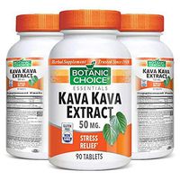 Botanic Choice Kava Kava Root - Adult Daily Supplement - Natural Stress Reliever Delivers Calming and Relaxing Effect for The Mind and Body Promotes Restful Sleep and Overall Wellness