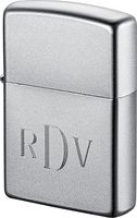 Personalized Zippo Lighter with Roman Monogram - Free Engraving