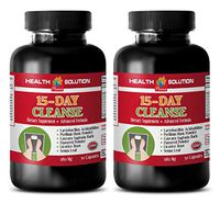 Fat Loss Detox - 15 Days Cleanse - Advanced Formula - Flax Seed Powder Capsules - 2 Bottles 60 Capsules