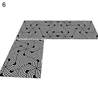 TbpersicwT Home bedroom carpet door mat, Triangle Grid Animal Bathroom Anti-slip Doormat Floor Mat Rug Living Room Decor - 4060cm 6