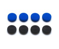 Snakebyte Control: Caps - 8x Thumb Grips for PlayStation 4 Controller / Gamer Pad (4x Black/ 4x Blue)