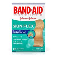 Band-Aid Brand SKIN-FLEX™ Adhesive Bandages for First Aid and Wound Care, All One Size, 25 ct