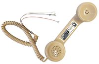 Amplified Receiver Handset With Cord, Provides Improved Telephone Reception For The Hearing Impaired, Beige