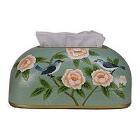 LXY American Pastoral Creative European Fashion Cute Simple Hand-painted Ceramic Tissue Box tissue box