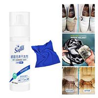 Multifunctional Waterless Clothing Cleansing Foam Rinse-Free Agent Liquid，All-Purpose Powerful Rinse-Free Cleansing Foam，Stubborn Stain Cleaner Spray,Eliminate Harmful Contaminants & Odor (B)