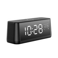 Bluetooth Speaker, MIFA True Wireless Stereo Soundbox Digital Alarm Clock, 30W Superior Sound & Bold Bass, Built-in Microphone, Micro-SD Card Supported, Touch Control, LED Display for Time Date