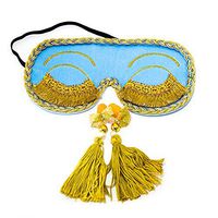ComfortDecorHouse Audrey Hepburn Sleep Mask with Embroidery Eyelashes Holly Golightly Sleep Masks Breakfast at Tiffany's Eye Mask Sleeping Eye Masks Bridal Shower Favor Night Mask