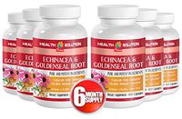 Goldenseal herb - ECHINACEA and GOLDENSEAL Root - Help with Anxiety (6 Bottles)