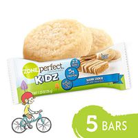 ZonePerfect Kidz Nutrition Bars, No Artificial Flavors or Colors, Sugar Cookie, 1.23 Oz, Pack of 5