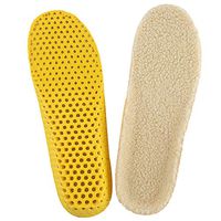 Insole, 2Pcs Warm Arch Support Shock Absorption Thicken Woolen Shoes Insoles Sports Pads Winter Insoles