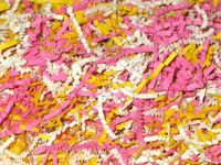 6oz Bag U Choose Size Pink Yellow White Gift Basket Shred Crinkle Paper Filler Bedding nfLG -1636