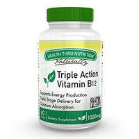 Vitamin B-12 Triple Action 1000mcg 60 Tablets (Gluten-Free)