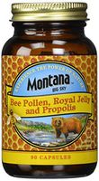 Montana Big Sky, Bee Pollen Royal Jelly and Propolis Capsules, 90 Count (Pack of 12)