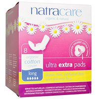 Natracare, Organic & Natural Ultra Extra Pads, Long, 8 Pads - 2pc