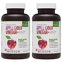 Detox & Cleanse Apple Cider Vinegar – (2pack) 100% Natural & Organic Premium Supplement (1500 mg) for Fast Weight Loss, Appetite Suppressant with Bioperine & Cayenne Pepper for Max Absorption N|N