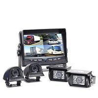 Backup Camera System - 4 Camera Setup with Quad View Display (RVS-062710) by Rear View Safety