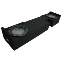 Compatible with 2000-2003 Ford F-150 Ext Super Cab Truck Harmony R124 Dual 12" Sub Box Enclosure