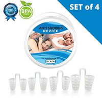 Anti Snoring Devices Snore Solution for Men and Woman 4pcs-Comfortable Stop Snoring Devices for Easy Breathing - Naturally & Instant Snore Relief Nose Vents - Reusable, Non-Toxic & Safe to Us