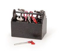 Darice Timeless Minis 2309-04 Tool Box with Tools - Assorted Sizes - 1 set