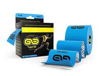 GO TAPE Cotton Kinesiology Tape - Uncut - 2 in x 16.4 ft (Blue)
