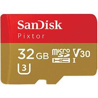 SanDisk Pixtor Advanced microSDHC UHS-I Memory Card (SDSQXSG-032G-ABCCA) - 32GB - New