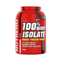 Whey Protein Powder 100% Isolate by Nutrend Flavor Vanilla 1800g Isolate (WPI) Amino acids (BCAA), Low Sugar, CFM Method.
