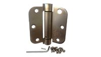 (Pack of 2) Hager Satin Nickel 3.5 Inch X 3.5 Inch Spring Door Hinges (5/8 Radius Corner) by Hager