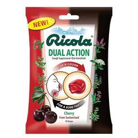 Ricola Dual Action Cough Drops Cherry 19 drops Pack of 2