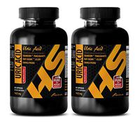 Weight Loss Appetite suppressant - URIC Acid - Premium EXTRACTS - Kidney Support Pure - 2 Bottles (120 Capsules)