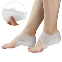 Invisible Height Increase Insole, Comfortable Silicone Wearable Heel Cushion Inserts Heel Lift Insole Leg Lengthen for Men and Women for Plantar Fasciitis, Achilles TendinitisMen-3.5 cm
