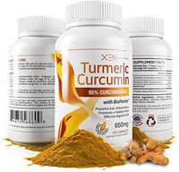 Turmeric Curcumin w/ BioPerine - 95%, Highest Grade - 2 Month Supply - 650mg - 120 Caps - Xen Nutrition - Anti-inflammatory Herbal Supplement - Digestive Aid, Joint Pain Relief, Organic Antioxidant