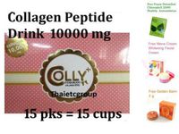 COLLY PINK PLUS Collagen Dietary Drink Strawberry Collagen peptide 10000mg.