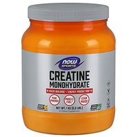 NOW Sports Nutrition, Creatine Monohydrate Powder, Mass Building*/Energy Production*, 2.2-Pound
