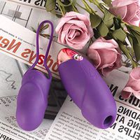 Geloo Portable Silicone Six Toys for Women Strong Pleasure Waterproof Silent 10 Speed &5 S-u-ck Modes Electric Mini Wand, Perfect for Therapy Back Neck Muscle Aches Sports Recovery