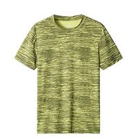 Xia&Han Mens Fitness Tee Quick-Drying Blouse Short Sleeve Solid Shirts Casual Tops Summer Pullover Tunic Green