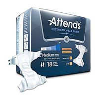 Attends Extended Wear Brief, Medium, 32" - 44", Heavy Absorbency, DDEW20 - Case of 72