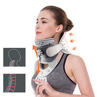 Heating Cervical Traction Belt Supports Neck to Release Chronic Neck Pain, Adjustable Neck Traction Devices Correct Spine Position