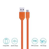 USB Fast Power Charging Charger Cable Cord for JBL Wireless Bluetooth Speaker Earphone Headphone - 3.3FT & Orange