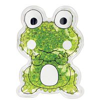 TheraPearl Children's Pals, Ribbit The Frog, Non Toxic Reusable Animal Shaped Hot Cold Therapy Pack, Flexible Compress for Injuries, Swelling, Pain Relief, Bee Stings