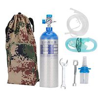 Biunixin Oxygen Cans, 2L Professional Portable Oxygen Tank Cylinder Bottle Set with Backpack for Outdoor Home (2L)