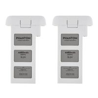 DJI Phantom 3 Quadcopter Drone 4480mah Intelligent Flight Battery 2-Pack Bundle