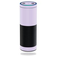 MightySkins Skin Compatible with Amazon Echo - Solid Lilac | Protective, Durable, and Unique Vinyl Decal wrap Cover | Easy to Apply, Remove, and Change Styles | Made in The USA